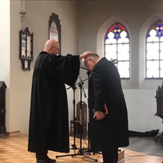 Wprowadzenie Wladyslawa Scholla w sluzbe kaznodziei swieckiego Koscioła Ewangelicko-Reformowanego w RP